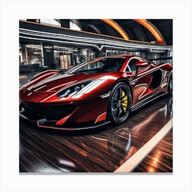 F1 Car 2 Canvas Print