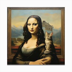 Default Sassy Mona Lisa Paintings 1 Canvas Print