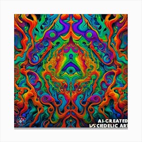 Psychedelic Art Canvas Print