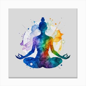 Meditation Yoga Canvas Print