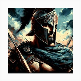 Creative Male Portrait 76 Canvas Print