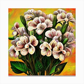 Alstroemeria Flowers 38 Canvas Print