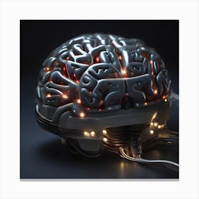 Artificial Brain Canvas Print