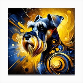 Miniature Schnauzer 01 Canvas Print