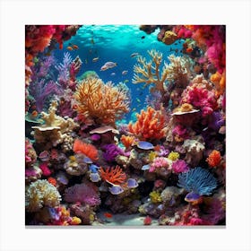 Coral Reef Canvas Print