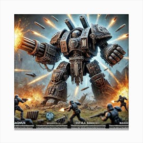 Magnus Massive Defense Iron Commonwealth Canvas Print