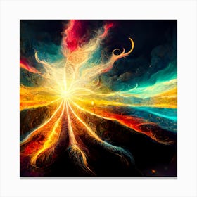 Explosion Canvas Print