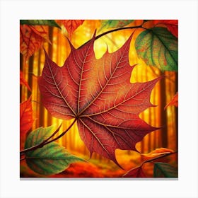 maple leaf Canvas Print