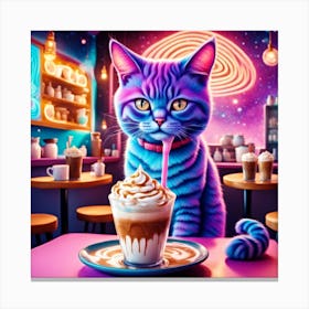 Cosmic Catfeine 11 Canvas Print