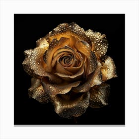 Gold Rose 5 Canvas Print