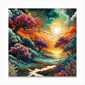 'Sunset' Canvas Print