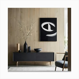 Modern Living Room 67 Canvas Print