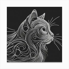 Cat'S Head Canvas Print