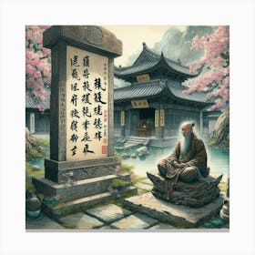 Chinese Garden 2 Canvas Print
