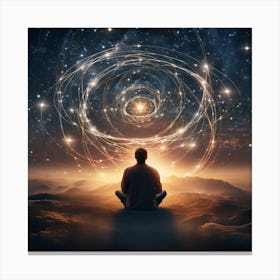 Meditation And Spirituality Concept 1 Canvas Print