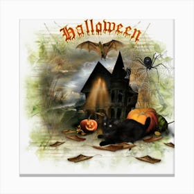 Happy Halloween Party Holidays Canvas Print