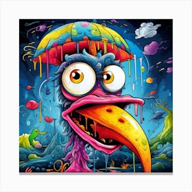 Colorful Bird 1 Canvas Print