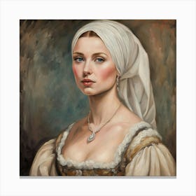 Renaissance Woman 1 Canvas Print