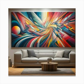 Abstract Painting 1 Canvas Print