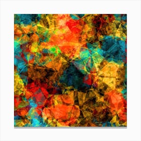 Colors Of Fall Square Canvas Print