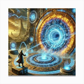 A Vivid Depiction Of The Deploy Portals Ability Us Canvas Print