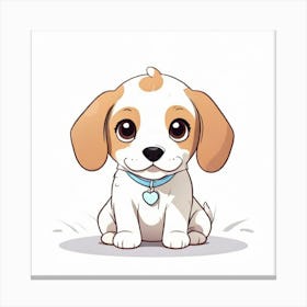 Cute Puppy Canvas Print