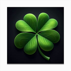 Four Leaf Clover Canvas Print