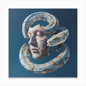 Snake Head Canvas Print