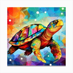 Colorful Turtle Canvas Print