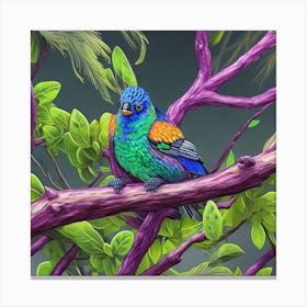 Colorful Bird Canvas Print