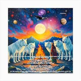 In the sacred circle Canvas Print