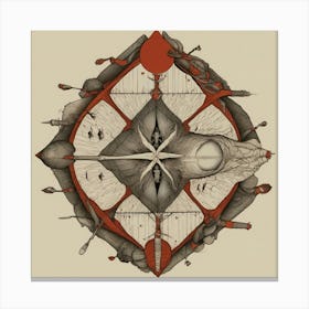 Compass 3 Canvas Print