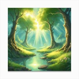 Fairytale Forest 44 Canvas Print