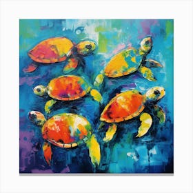 Turtles Canvas Print