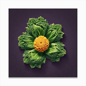 Cauliflower Flower 2 Canvas Print