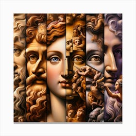 Face Of God Canvas Print