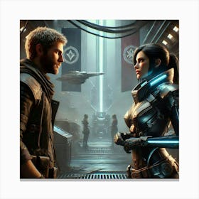 Zoya Nightshade Episode3 Echoes Of The Past Canvas Print