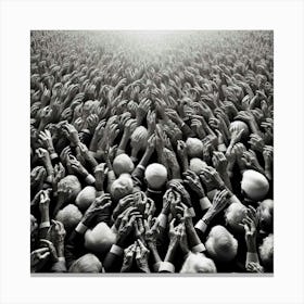 Crowd Of People Canvas Print