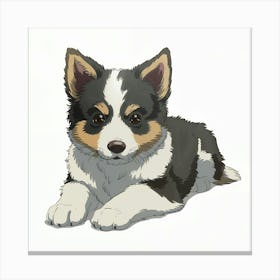 Corgi Puppy 1 Canvas Print