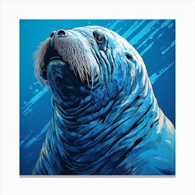 Walrus Canvas Print