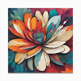 Colorful Flower Canvas Print