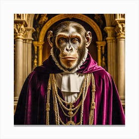 High Chancellor Simeon, Arbiter of the Primordial Court: The Royal Animal Series Canvas Print