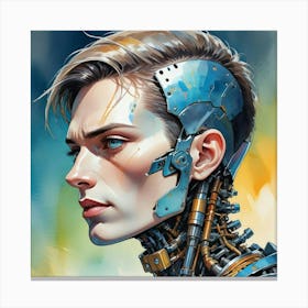 Sci-Fi Robot Canvas Print