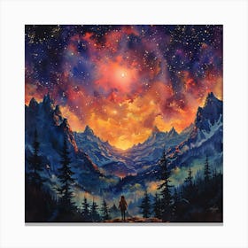 Starry Sky Canvas Print