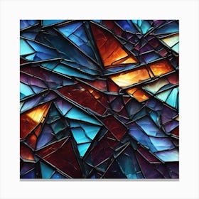Stained Glass Background 1 Canvas Print