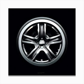 Car Wheel Tire Rim Automotive Vector Logo Design Transportation Vehicle Alloy Radial Rub (4) Canvas Print