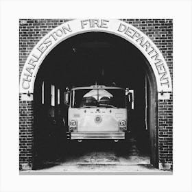 Charleston SC Fire Department Canvas Print