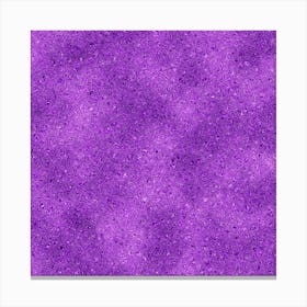 Violet Glitter Canvas Print