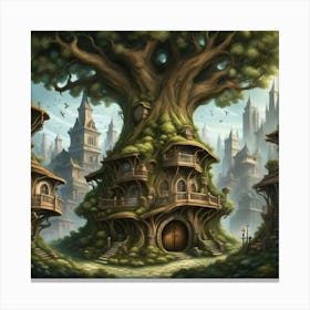 Tree House Canvas Print