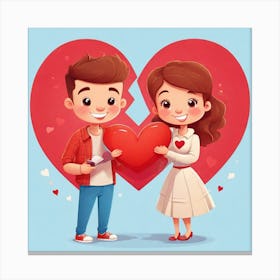 Valentine'S Day 3 Canvas Print